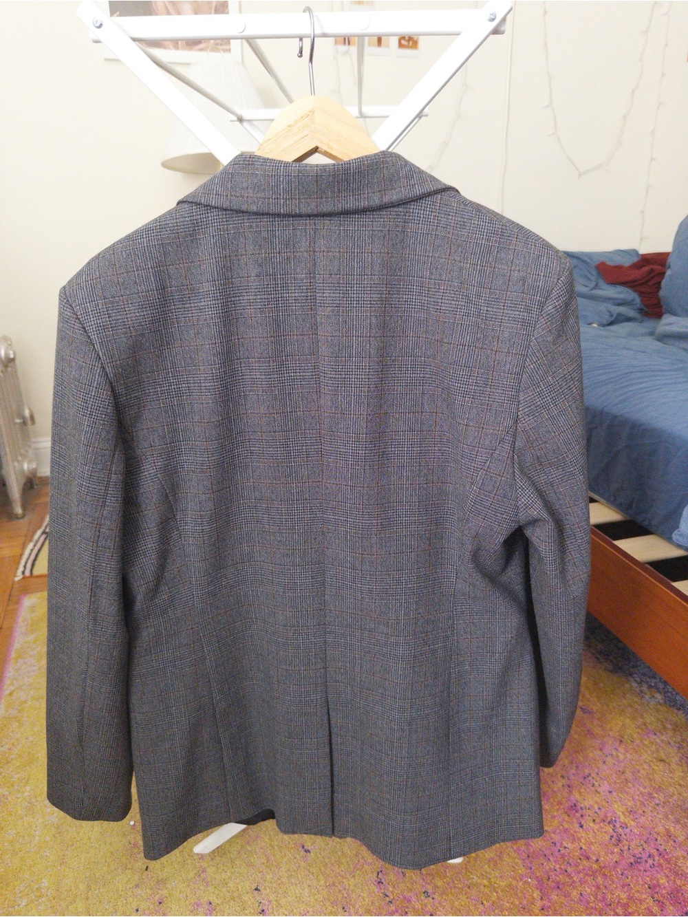 H&M Charcoal Plaid Skort Suit Set - Picture 5 of 10